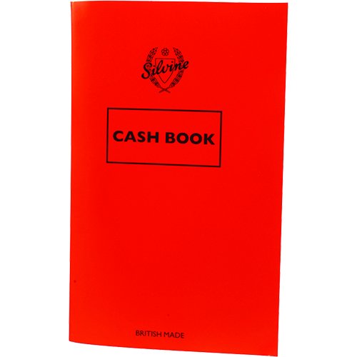 Silvine Cash Book 159x99mm 72 Pages Red (Pack 24) - 042C - NWT FM SOLUTIONS - YOUR CATERING WHOLESALER
