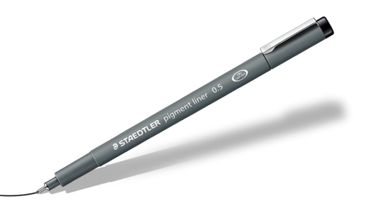 Staedtler Pigment Liner Pen 0.5mm Line Black (Pack 10) - 30805-9 - NWT FM SOLUTIONS - YOUR CATERING WHOLESALER