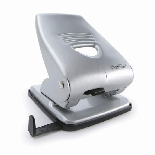 Rapesco 835 2 Hole Punch Metal 40 Sheet Silver - 1024 - NWT FM SOLUTIONS - YOUR CATERING WHOLESALER