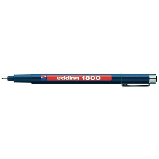 edding 1800 Profipen Fineliner Pen 0.50mm Line Black (Pack 10) - 4-180005001 - NWT FM SOLUTIONS - YOUR CATERING WHOLESALER