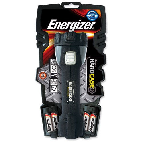 Energizer Hardcase Professional Torch LED 4 x AA Batteries - E300640500 - NWT FM SOLUTIONS - YOUR CATERING WHOLESALER