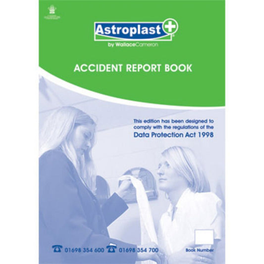 Astroplast Accident Report Book A4 50 Pages - 5401012 - NWT FM SOLUTIONS - YOUR CATERING WHOLESALER