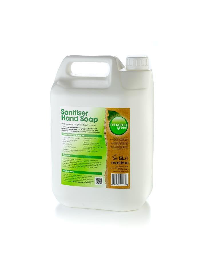 Maxima Green Sanitiser Hand Soap (5 Litre) 0604073 - NWT FM SOLUTIONS - YOUR CATERING WHOLESALER