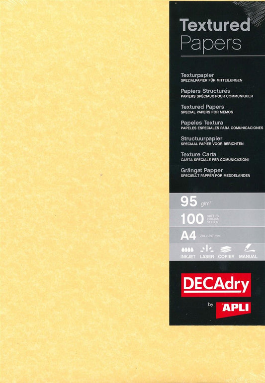 DECAdry Parchment Paper A4 95gsm Gold (Pack 100) - PCL1600 - NWT FM SOLUTIONS - YOUR CATERING WHOLESALER