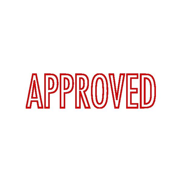 Colop Green Line P20 Self Inking Word Stamp APPROVED 37x13mm Red Ink - C144837APP - NWT FM SOLUTIONS - YOUR CATERING WHOLESALER