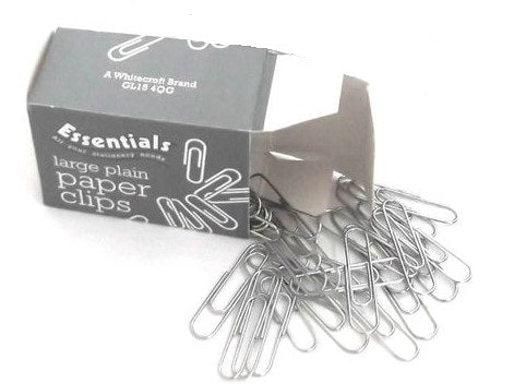 ValueX Paperclip Large Plain 32mm (Pack 1000) - 33081 - NWT FM SOLUTIONS - YOUR CATERING WHOLESALER