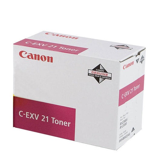 Canon EXV21M Magenta Standard Capacity Toner Cartridge 14k pages - 0454B002 - NWT FM SOLUTIONS - YOUR CATERING WHOLESALER