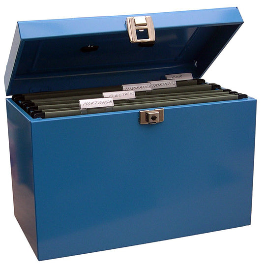 Cathedral A4 Blue File Box - NWT FM SOLUTIONS - YOUR CATERING WHOLESALER