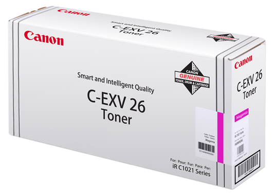 Canon EXV26M Magenta Standard Capacity Toner Cartridge 6k pages - 1658B006 - NWT FM SOLUTIONS - YOUR CATERING WHOLESALER