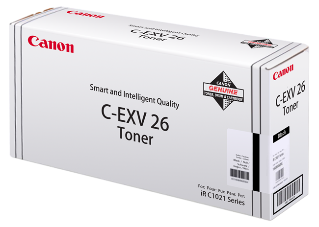 Canon EXV26BK Black Standard Capacity Toner Cartridge 6k pages - 1660B006 - NWT FM SOLUTIONS - YOUR CATERING WHOLESALER