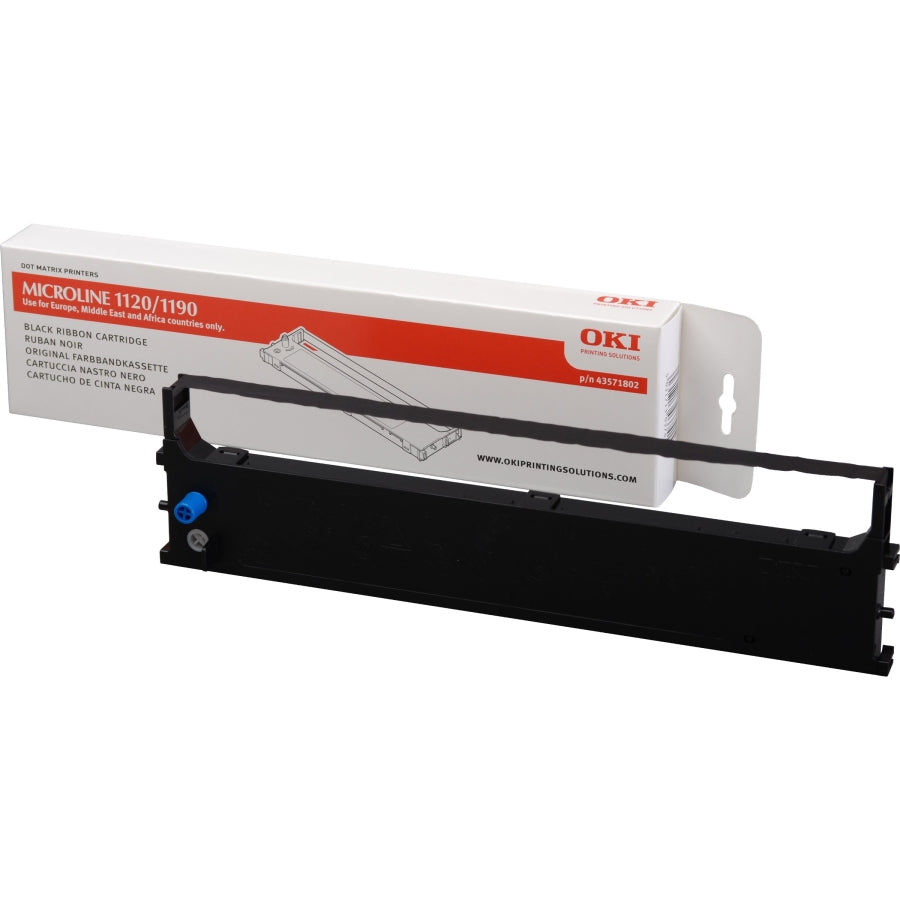 OKI Black Ribbon 4 Million Characters - 43571802 - NWT FM SOLUTIONS - YOUR CATERING WHOLESALER