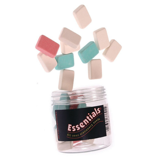 ValueX Eraser Assorted Colours (Pack 25) - 37691 - NWT FM SOLUTIONS - YOUR CATERING WHOLESALER