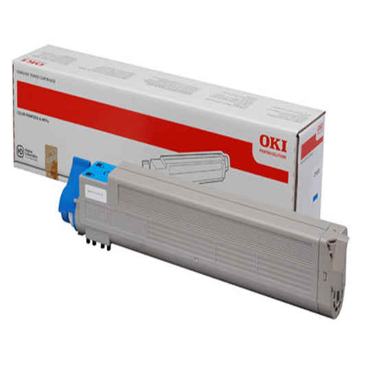 OKI Cyan Toner Cartridge 22K pages - 43837131 - NWT FM SOLUTIONS - YOUR CATERING WHOLESALER