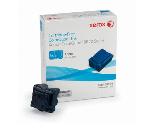 Xerox Cyan Standard Capacity Solid Ink 17.3k pages for 8570 8870 - 108R00954 - NWT FM SOLUTIONS - YOUR CATERING WHOLESALER