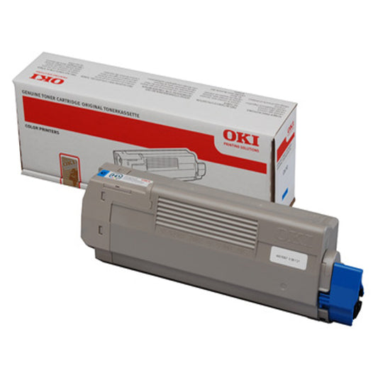 OKI Cyan Toner Cartridge 7.3K pages - 44059167 - NWT FM SOLUTIONS - YOUR CATERING WHOLESALER