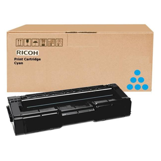 Ricoh C310E Cyan Standard Capacity Toner Cartridge 2.5k pages for SP C232DN - 406349 - NWT FM SOLUTIONS - YOUR CATERING WHOLESALER
