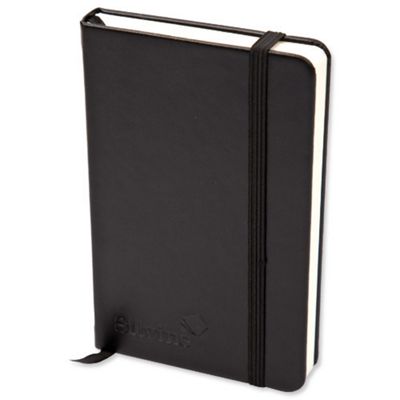 Silvine Executive A4 Casebound Soft Feel Cover Notebook Ruled 160 Pages Black - 198BK - NWT FM SOLUTIONS - YOUR CATERING WHOLESALER