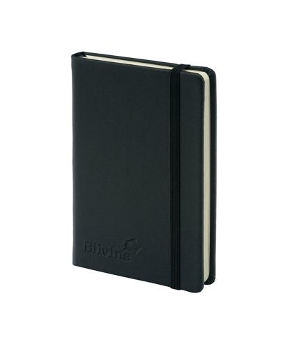 Silvine Executive A6 Casebound Soft Feel Cover Notebook Ruled 160 Pages Black - 196BK - NWT FM SOLUTIONS - YOUR CATERING WHOLESALER