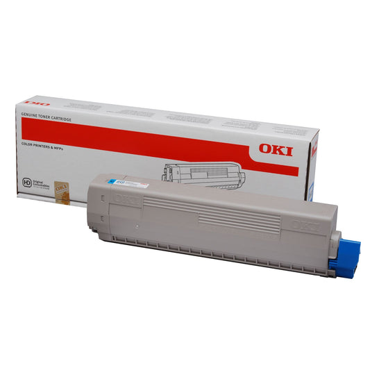 OKI Cyan Toner Cartridge 7.3K pages - 44844615 - NWT FM SOLUTIONS - YOUR CATERING WHOLESALER