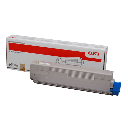 OKI Yellow Toner Cartridge 7.3K pages - 44844613 - NWT FM SOLUTIONS - YOUR CATERING WHOLESALER
