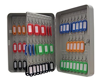 ValueX Key Cabinet 160 Hook Key Lock Steel Grey - KC160 - NWT FM SOLUTIONS - YOUR CATERING WHOLESALER