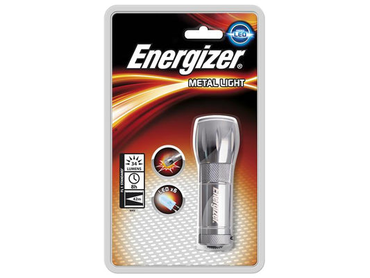 Energizer Metal Torch 3 x LED 3 x AAA Batteries - E300686000 - NWT FM SOLUTIONS - YOUR CATERING WHOLESALER