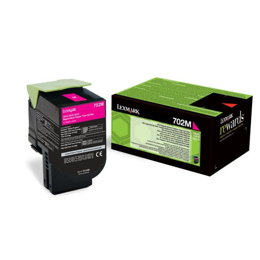 Lexmark 702M Magenta Toner Cartridge 1K pages - 70C20M0 - NWT FM SOLUTIONS - YOUR CATERING WHOLESALER