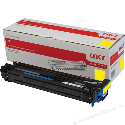 OKI Yellow Drum Unit 40K pages - 45103713 - NWT FM SOLUTIONS - YOUR CATERING WHOLESALER