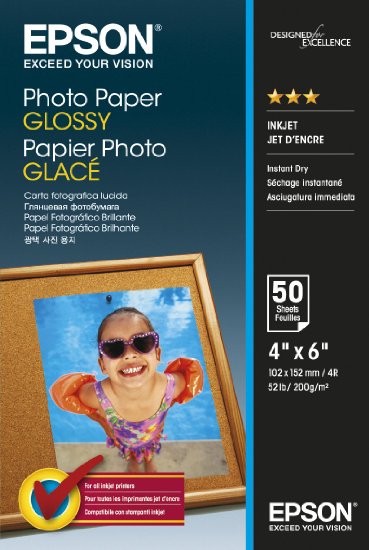Epson Glossy Photo Paper 10 x 15cm 50 Sheets - C13S042547 - NWT FM SOLUTIONS - YOUR CATERING WHOLESALER