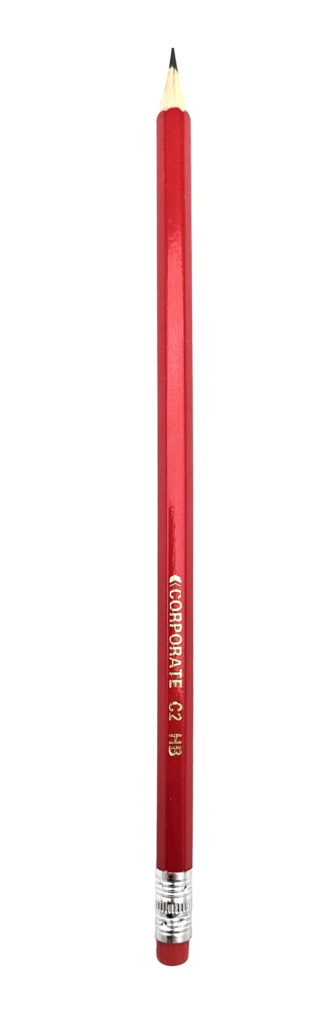 ValueX HB Pencil Rubber Tip Red Barrel (Pack 12) - 785100