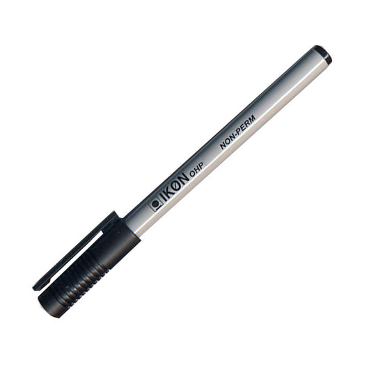 ValueX OHP Pen Non-Permanent Medium 0.7mm Line Black (Pack 10) - 742001 - NWT FM SOLUTIONS - YOUR CATERING WHOLESALER