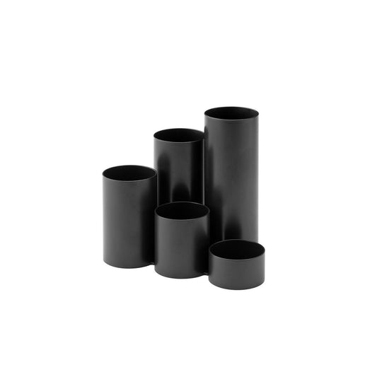 Jalema Resolution Tidy Tubes 5 Compartments Black - J2291BLK - NWT FM SOLUTIONS - YOUR CATERING WHOLESALER