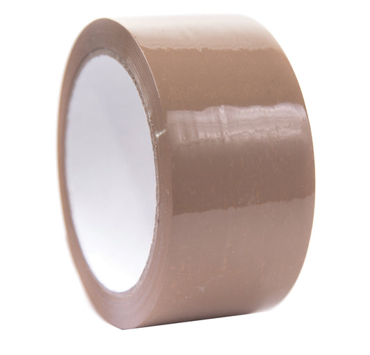 ValueX Low Noise Packaging Tape 48mmx66m Brown (Pack 6) - 001-0081 - NWT FM SOLUTIONS - YOUR CATERING WHOLESALER