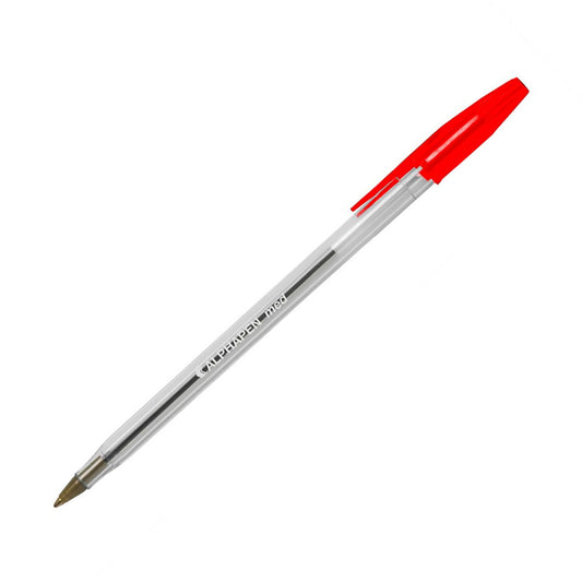 ValueX Ballpoint Pen 1.0mm Tip 0.7mm Line Red (Pack 50) - 886002 - NWT FM SOLUTIONS - YOUR CATERING WHOLESALER