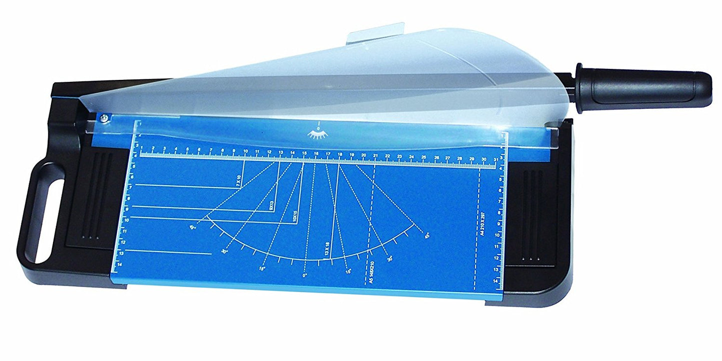 ValueX Precision Paper Guillotine A4 Cutting Length 320mm Blue - ARTGA4 - NWT FM SOLUTIONS - YOUR CATERING WHOLESALER