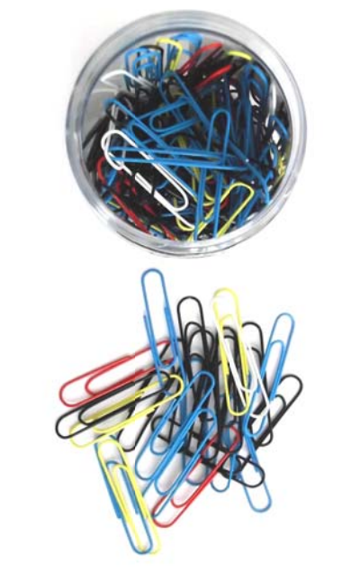 ValueX Paperclip Large Plain 32mm Assorted Colours (Pack 500) - 33151 - NWT FM SOLUTIONS - YOUR CATERING WHOLESALER