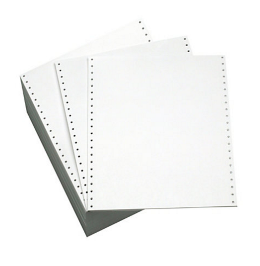 ValueX Listing Paper 11inx241mm 2 Part Plain Perforated NCR 60gsm White/Pink (Pack 1000) M69 - NWT FM SOLUTIONS - YOUR CATERING WHOLESALER