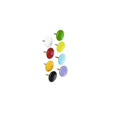 ValueX Drawing Pin 9.5mm Assorted Colours (Pack 100) - 26161 - NWT FM SOLUTIONS - YOUR CATERING WHOLESALER