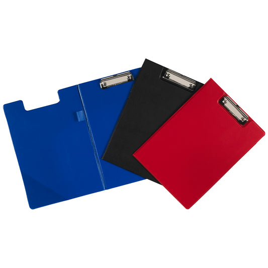 ValueX Foldover Clipboard PVC Cover A4 Red - 881702 - NWT FM SOLUTIONS - YOUR CATERING WHOLESALER