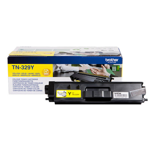 Brother Yellow Toner Cartridge 6k pages - TN329Y - NWT FM SOLUTIONS - YOUR CATERING WHOLESALER