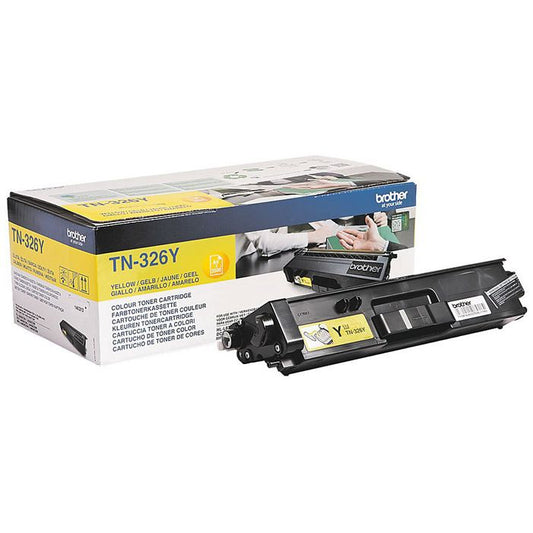 Brother Yellow Toner Cartridge 3.5k pages - TN326Y - NWT FM SOLUTIONS - YOUR CATERING WHOLESALER