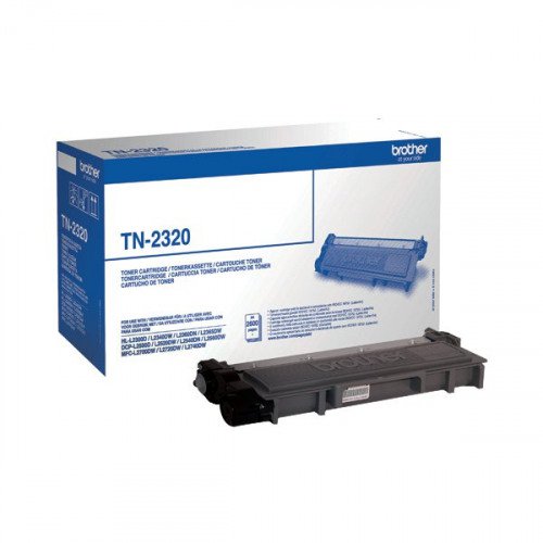 Brother Black Toner Cartridge 2.6k pages - TN2320 - NWT FM SOLUTIONS - YOUR CATERING WHOLESALER