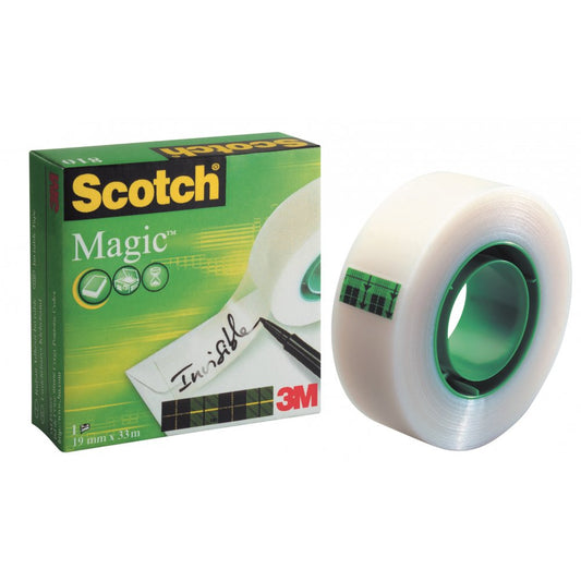 Scotch Magic Tape Tower 19mmx33m (Pack 8) 7100026960 - NWT FM SOLUTIONS - YOUR CATERING WHOLESALER