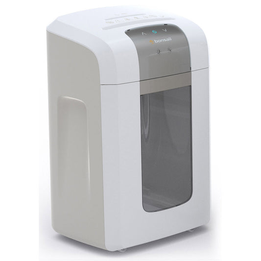 Bonsaii 4S23 Micro Cut Shredder 23 Litre 8 Sheet White - 50021 - NWT FM SOLUTIONS - YOUR CATERING WHOLESALER