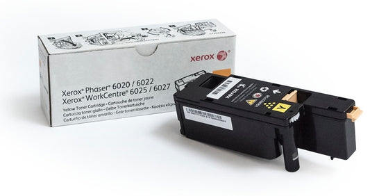 Xerox Yellow Standard Capacity Toner Cartridge 1k pages for WC6027 WC6025 6022 6020 - 106R02758 - NWT FM SOLUTIONS - YOUR CATERING WHOLESALER