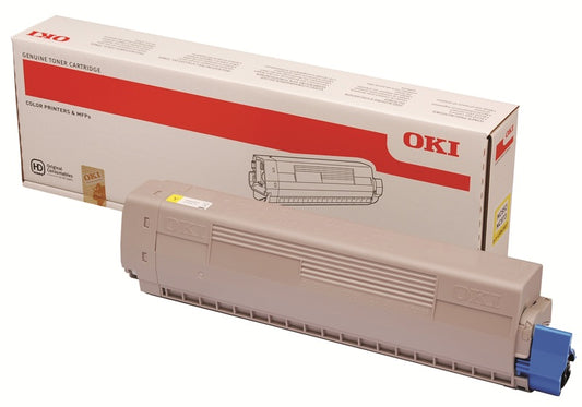 OKI Yellow Toner Cartridge 7.3K pages - 45862837 - NWT FM SOLUTIONS - YOUR CATERING WHOLESALER