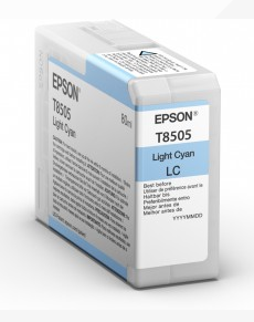 Epson T8505 Light Cyan Ink Cartridge 80ml - C13T850500 - NWT FM SOLUTIONS - YOUR CATERING WHOLESALER