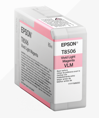 Epson T8506 Light Magenta Ink Cartridge 80ml - C13T850600 - NWT FM SOLUTIONS - YOUR CATERING WHOLESALER