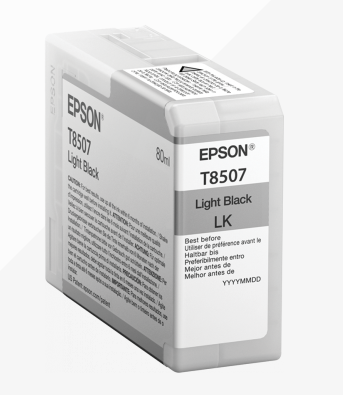 Epson T8507 Light Black Ink Cartridge 80ml - C13T850700 - NWT FM SOLUTIONS - YOUR CATERING WHOLESALER