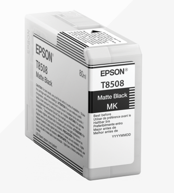 Epson T8508 Matte Black Ink Cartridge 80ml - C13T850800 - NWT FM SOLUTIONS - YOUR CATERING WHOLESALER